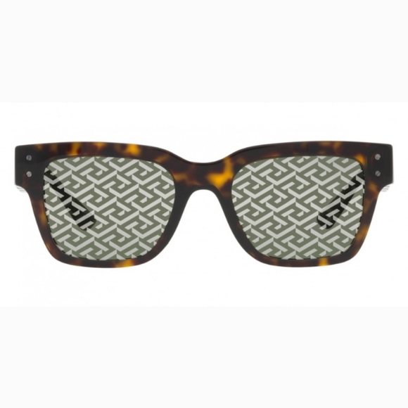NEW VERSACE SUNGLASSES VE4421F  108/V8 MOD VE4421F HAVANA GREEN  VERSACE - Picture 2 of 7